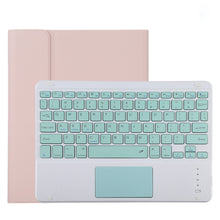 Load image into Gallery viewer, TG11BC Detachable Bluetooth Green Keyboard Microfiber Leather Tablet Case for iPad Pro 11 inch (2020), with Touchpad &amp; Pen Slot &amp; Holder, Green Keyboard