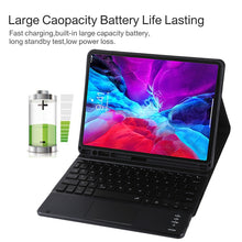 Load image into Gallery viewer, TG11BCS Detachable Bluetooth Black Keyboard Microfiber Leather Tablet Case for iPad Pro 11 inch (2020), with Backlight &amp; Touchpad &amp; Pen Slot &amp; Holder