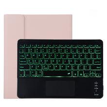 Load image into Gallery viewer, TG11BCS Detachable Bluetooth Black Keyboard Microfiber Leather Tablet Case for iPad Pro 11 inch (2020), with Backlight &amp; Touchpad &amp; Pen Slot &amp; Holder, Black Keyboard