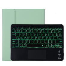 Load image into Gallery viewer, TG11BCS Detachable Bluetooth Black Keyboard Microfiber Leather Tablet Case for iPad Pro 11 inch (2020), with Backlight &amp; Touchpad &amp; Pen Slot &amp; Holder, Black Keyboard