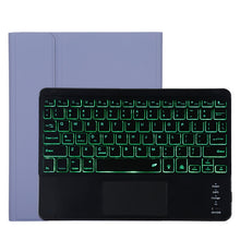 Load image into Gallery viewer, TG11BCS Detachable Bluetooth Black Keyboard Microfiber Leather Tablet Case for iPad Pro 11 inch (2020), with Backlight &amp; Touchpad &amp; Pen Slot &amp; Holder, Black Keyboard