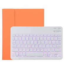 Load image into Gallery viewer, TG11BS Detachable Bluetooth White Keyboard Microfiber Leather Tablet Case for iPad Pro 11 inch (2020), with Backlight &amp; Pen Slot &amp; Holder, White Keyboard