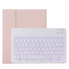 Load image into Gallery viewer, TG11BS Detachable Bluetooth White Keyboard Microfiber Leather Tablet Case for iPad Pro 11 inch (2020), with Backlight &amp; Pen Slot &amp; Holder, White Keyboard