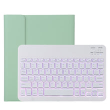 Load image into Gallery viewer, TG11BS Detachable Bluetooth White Keyboard Microfiber Leather Tablet Case for iPad Pro 11 inch (2020), with Backlight &amp; Pen Slot &amp; Holder, White Keyboard