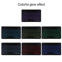 Load image into Gallery viewer, TG11BS Detachable Bluetooth Black Keyboard + Microfiber Leather Tablet Case for iPad Pro 11 inch (2020), with Backlight &amp; Pen Slot &amp; Holder