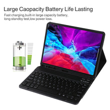 Load image into Gallery viewer, TG11BS Detachable Bluetooth Black Keyboard + Microfiber Leather Tablet Case for iPad Pro 11 inch (2020), with Backlight &amp; Pen Slot &amp; Holder