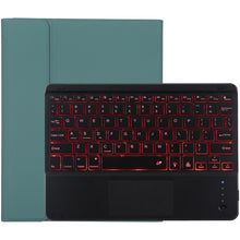 Load image into Gallery viewer, TG-102BCS Detachable Bluetooth Black Keyboard + Microfiber Leather Tablet Case for iPad 10.2 inch / iPad Air (2019), with Touch Pad &amp; Backlight &amp; Pen Slot &amp; Holder