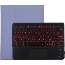 Load image into Gallery viewer, TG-102BCS Detachable Bluetooth Black Keyboard + Microfiber Leather Tablet Case for iPad 10.2 inch / iPad Air (2019), with Touch Pad &amp; Backlight &amp; Pen Slot &amp; Holder