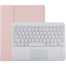 Load image into Gallery viewer, TG-102BC Detachable Bluetooth White Keyboard + Microfiber Leather Tablet Case for iPad 10.2 inch / iPad Air (2019), with Touch Pad &amp; Pen Slot &amp; Holder, White Keyboard