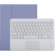 Load image into Gallery viewer, TG-102BC Detachable Bluetooth White Keyboard + Microfiber Leather Tablet Case for iPad 10.2 inch / iPad Air (2019), with Touch Pad &amp; Pen Slot &amp; Holder, White Keyboard
