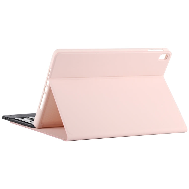 TG-102BC Detachable Bluetooth Black Keyboard + Microfiber Leather Tablet Case for iPad 10.2 inch / iPad Air (2019), with Touch Pad & Pen Slot & Holder, TG-102BC
