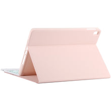 Load image into Gallery viewer, TG-102BC Detachable Bluetooth Green Keyboard + Microfiber Leather Tablet Case for iPad 10.2 inch / iPad Air (2019), with Touch Pad &amp; Pen Slot &amp; Holder, Green Keyboard