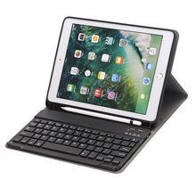 Load image into Gallery viewer, A102B For iPad 10.2 inch 2019 Ultra-thin Detachable Bluetooth Keyboard Leather Tablet Case with Stand &amp; Pen Slot Function, A102B Black, A102B Gold, A102B Blue, A102B Rose Gold