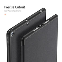 Load image into Gallery viewer, For iPad 10.2 DUX DUCIS Domo Series Horizontal Flip Magnetic PU Leather Case with Three-folding Holder &amp; Pen Slot &amp; Sleep / Wake-up Function