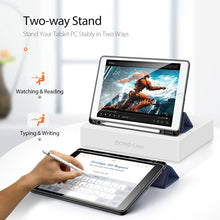 Load image into Gallery viewer, For iPad 10.2 DUX DUCIS Domo Series Horizontal Flip Magnetic PU Leather Case with Three-folding Holder &amp; Pen Slot &amp; Sleep / Wake-up Function, For iPad 10.2