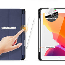 Load image into Gallery viewer, For iPad 10.2 DUX DUCIS Domo Series Horizontal Flip Magnetic PU Leather Case with Three-folding Holder &amp; Pen Slot &amp; Sleep / Wake-up Function, For iPad 10.2