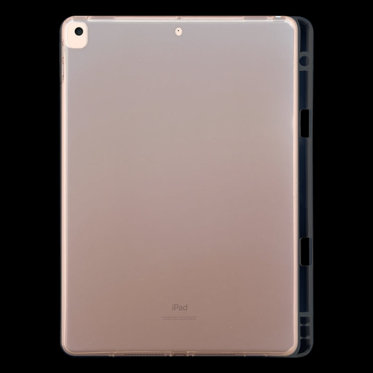 For iPad 10.2 / iPad Pro 10.5 (2017) 3mm Shockproof Transparent Protective Case with Pen Slot