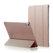 Load image into Gallery viewer, Silk Texture Horizontal Flip Ultra-thin Double-sided Clip Magnetic PU Leather Case for iPad Pro 11 inch (2018), with Three-folding Holder &amp; Sleep / Wake-up Function, For iPad Pro 11 inch (2018)