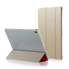 Load image into Gallery viewer, Silk Texture Horizontal Flip Ultra-thin Double-sided Clip Magnetic PU Leather Case for iPad Pro 11 inch (2018), with Three-folding Holder &amp; Sleep / Wake-up Function, For iPad Pro 11 inch (2018)