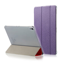 Load image into Gallery viewer, Silk Texture Horizontal Flip Ultra-thin Double-sided Clip Magnetic PU Leather Case for iPad Pro 11 inch (2018), with Three-folding Holder &amp; Sleep / Wake-up Function, For iPad Pro 11 inch (2018)
