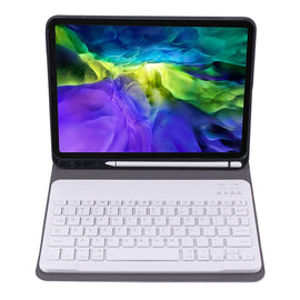 A11B 2020 Ultra-thin ABS Detachable Bluetooth Keyboard Tablet Case for iPad Pro 11 2022 / 2021 / Air4 / Air5, with Pen Slot & Holder, For iPad Pro 11 inch (2020)