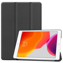 Load image into Gallery viewer, For iPad 10.2 Custer Texture Horizontal Flip Smart PU Leather Case with Sleep / Wake-up Function &amp; Three-folding Holder, For iPad 10.2