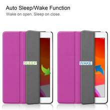 Load image into Gallery viewer, For iPad 10.2 Custer Texture Horizontal Flip Smart PU Leather Case with Sleep / Wake-up Function &amp; Three-folding Holder, For iPad 10.2