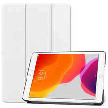 Load image into Gallery viewer, For iPad 10.2 Custer Texture Horizontal Flip Smart PU Leather Case with Sleep / Wake-up Function &amp; Three-folding Holder, For iPad 10.2