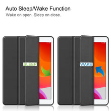 Load image into Gallery viewer, For iPad 10.2 2021 / 2020 / 2019 Custer Texture Horizontal Flip Smart TPU Leather Case with Sleep / Wake-up Function &amp; Three-folding Holder &amp; Pen Slot, For iPad 10.2