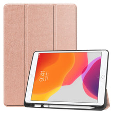 Load image into Gallery viewer, For iPad 10.2 2021 / 2020 / 2019 Custer Texture Horizontal Flip Smart TPU Leather Case with Sleep / Wake-up Function &amp; Three-folding Holder &amp; Pen Slot