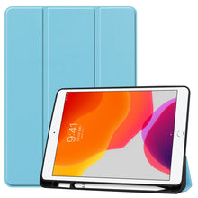 Load image into Gallery viewer, For iPad 10.2 2021 / 2020 / 2019 Custer Texture Horizontal Flip Smart TPU Leather Case with Sleep / Wake-up Function &amp; Three-folding Holder &amp; Pen Slot, For iPad 10.2