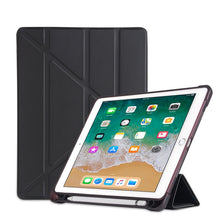 Load image into Gallery viewer, Multi-folding Shockproof TPU Protective Case for iPad 9.7 (2018) / 9.7 (2017) / air / air2, with Holder &amp; Pen Slot