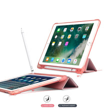 Load image into Gallery viewer, Multi-folding Shockproof TPU Protective Case for iPad 9.7 (2018) / 9.7 (2017) / air / air2, with Holder &amp; Pen Slot, iPad 9.7 (2018) / 9.7 (2017) / air / air2