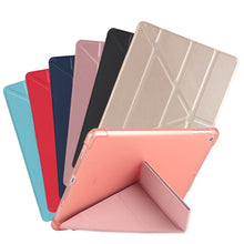 Load image into Gallery viewer, Multi-folding Shockproof TPU Protective Case for iPad 9.7 (2018) / 9.7 (2017) / air / air2, with Holder &amp; Pen Slot, iPad 9.7 (2018) / 9.7 (2017) / air / air2