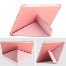 Load image into Gallery viewer, Multi-folding Shockproof TPU Protective Case for iPad 9.7 (2018) / 9.7 (2017) / air / air2, with Holder &amp; Pen Slot
