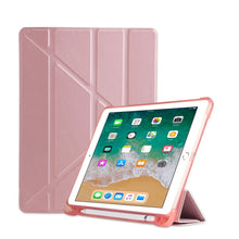 Load image into Gallery viewer, Multi-folding Shockproof TPU Protective Case for iPad 9.7 (2018) / 9.7 (2017) / air / air2, with Holder &amp; Pen Slot, iPad 9.7 (2018) / 9.7 (2017) / air / air2
