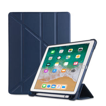 Load image into Gallery viewer, Multi-folding Shockproof TPU Protective Case for iPad 9.7 (2018) / 9.7 (2017) / air / air2, with Holder &amp; Pen Slot
