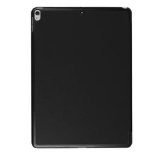 Load image into Gallery viewer, For iPad Pro 10.5 inch PU Litchi Texture 3-folding Smart Case Clear Back Cover with Holder