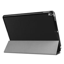 Load image into Gallery viewer, For iPad Pro 10.5 inch PU Litchi Texture 3-folding Smart Case Clear Back Cover with Holder