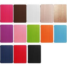 Load image into Gallery viewer, For iPad Pro 10.5 inch PU Litchi Texture 3-folding Smart Case Clear Back Cover with Holder
