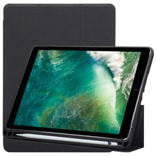 Load image into Gallery viewer, Cloth Texture Pattern Horizontal Flip Leather Case for iPad Pro 10.5 inch ,with Three-folding Holder &amp; Pen Slots , For iPad Pro 10.5, For  iPad Pro 10.5