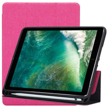Load image into Gallery viewer, Cloth Texture Pattern Horizontal Flip Leather Case for iPad Pro 10.5 inch ,with Three-folding Holder &amp; Pen Slots , For iPad Pro 10.5, For  iPad Pro 10.5