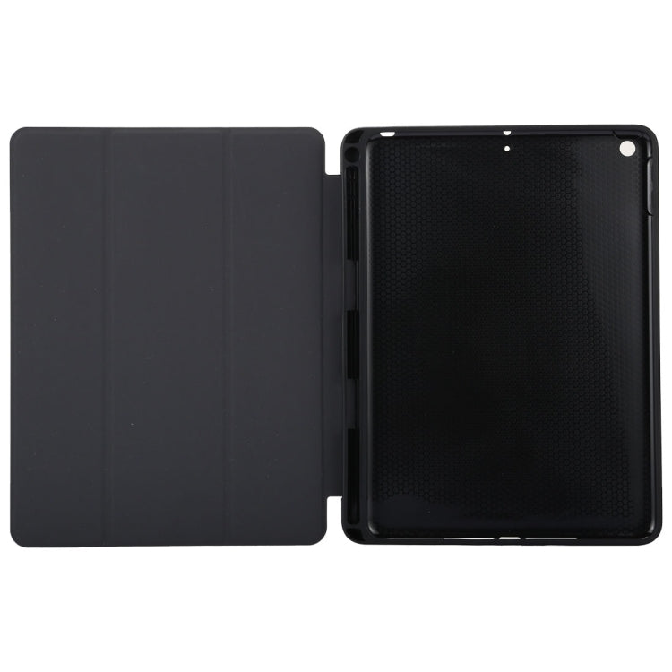 Cloth Texture Pattern Horizontal Flip Leather Case for iPad Pro 10.5 inch ,with Three-folding Holder & Pen Slots , For iPad Pro 10.5, For  iPad Pro 10.5