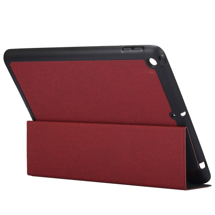 Cloth Texture Pattern Horizontal Flip Leather Case for iPad Pro 10.5 inch ,with Three-folding Holder & Pen Slots , For iPad Pro 10.5, For  iPad Pro 10.5