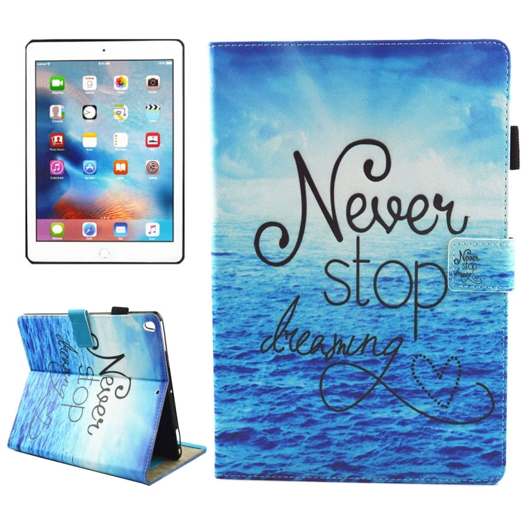 For iPad Pro 10.5 inch Raindrop Pattern Horizontal Flip Leather Protective Case with Holder & Card Slots & Wallet & Pen Slot &Sleep / Wake-up