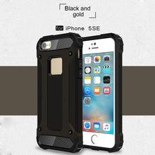 Load image into Gallery viewer, Tough Armor TPU + PC Combination Case for iPhone SE &amp; 5 &amp; 5s, For 5 &amp; iPhone 5S &amp; iPhone SE