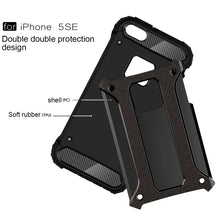 Load image into Gallery viewer, Tough Armor TPU + PC Combination Case for iPhone SE &amp; 5 &amp; 5s, For 5 &amp; iPhone 5S &amp; iPhone SE