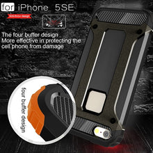 Load image into Gallery viewer, Tough Armor TPU + PC Combination Case for iPhone SE &amp; 5 &amp; 5s, For 5 &amp; iPhone 5S &amp; iPhone SE