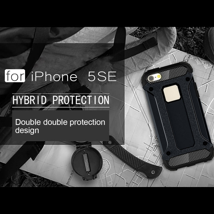 Tough Armor TPU + PC Combination Case for iPhone SE & 5 & 5s