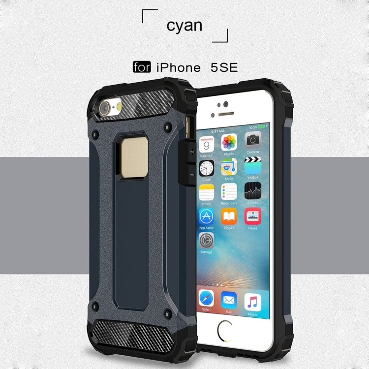 Tough Armor TPU + PC Combination Case for iPhone SE & 5 & 5s